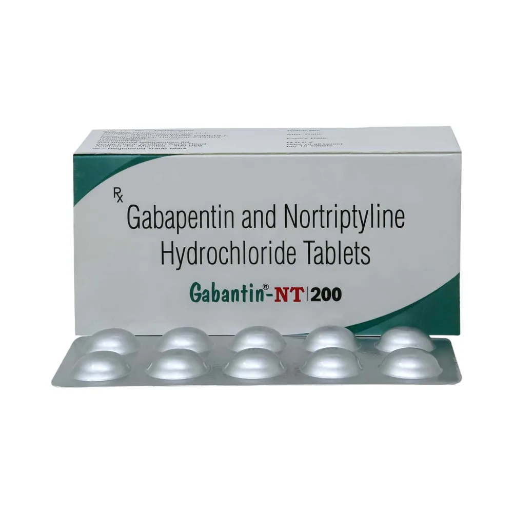 Gabantin Nt 200mg Strip Of 10 Tablets