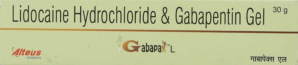 Gabapax L Tube Of 30gm Gel