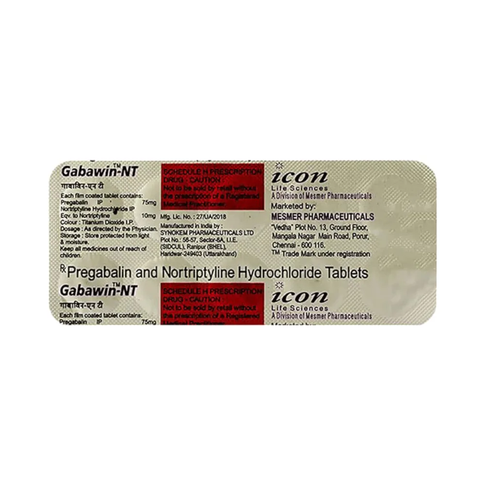 Gabawin Nt Strip Of 10 Tablets