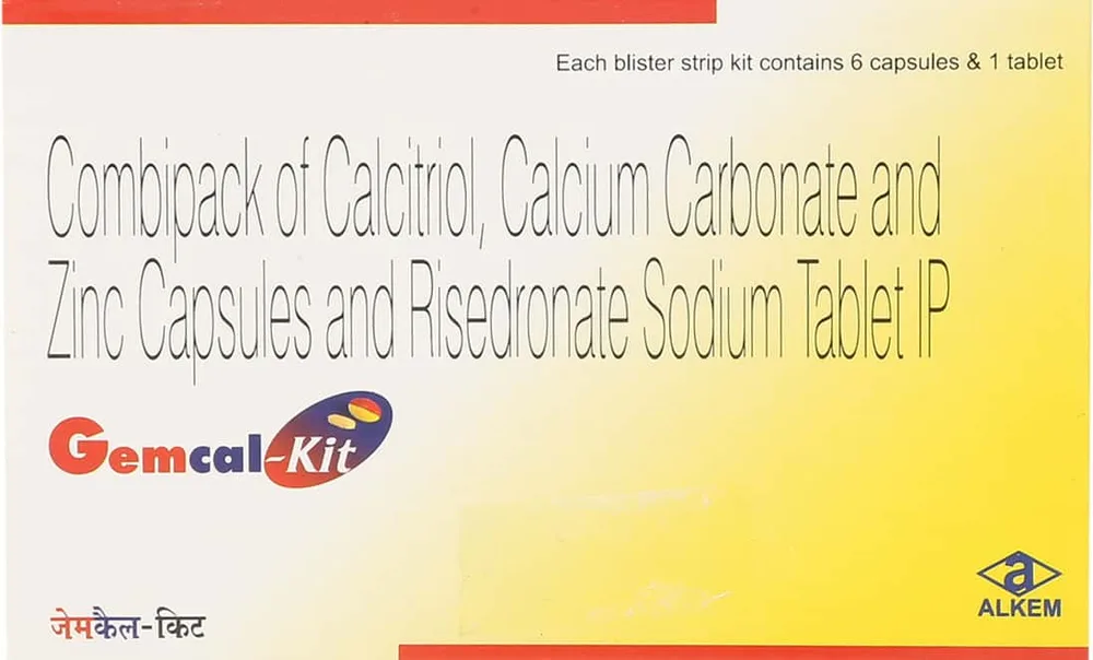 Gemcal Kit Strip Of 7 Capsule & Tablet Combikit