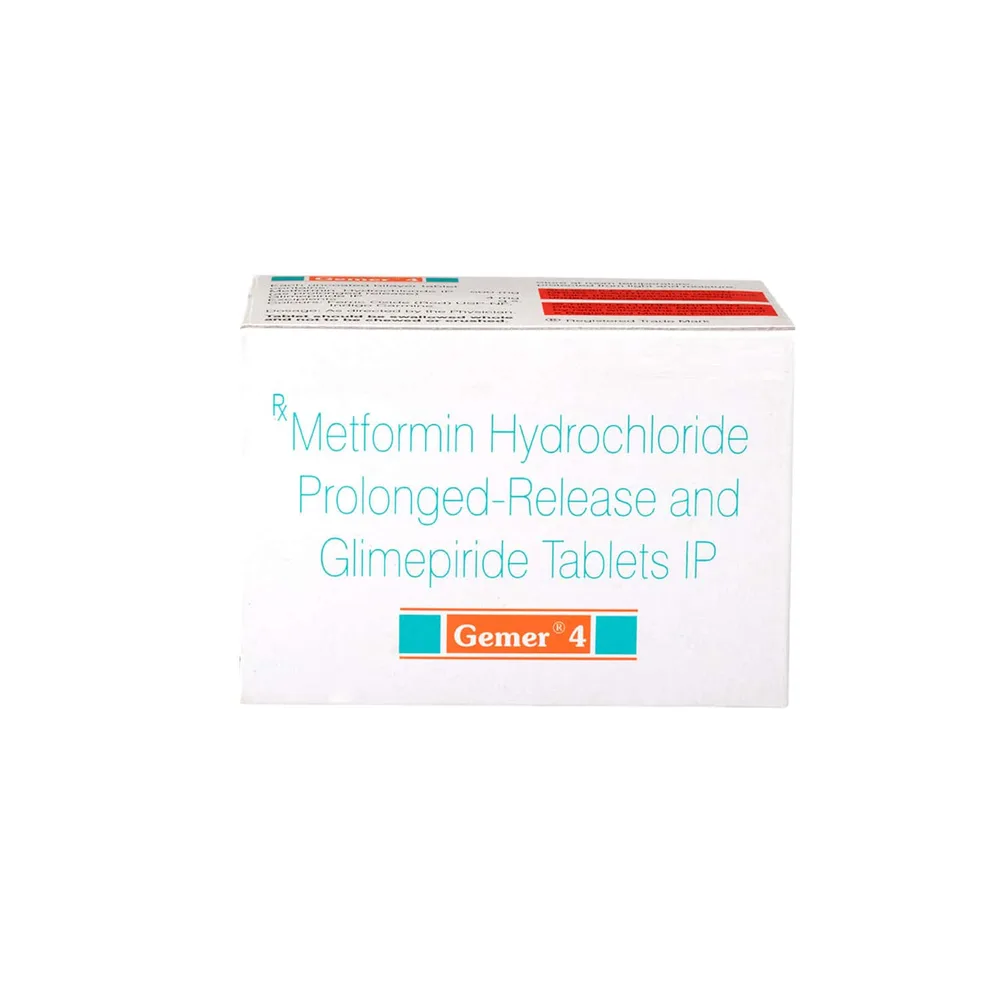 Gemer 4mg Strip Of 10 Tablets