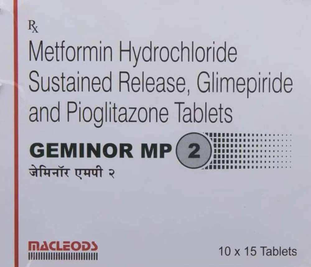 Geminor Mp 2mg Strip Of 15 Tablets