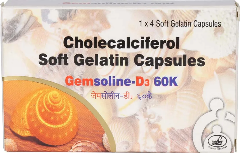 Gemsoline-D3 60K Softgel Capsule