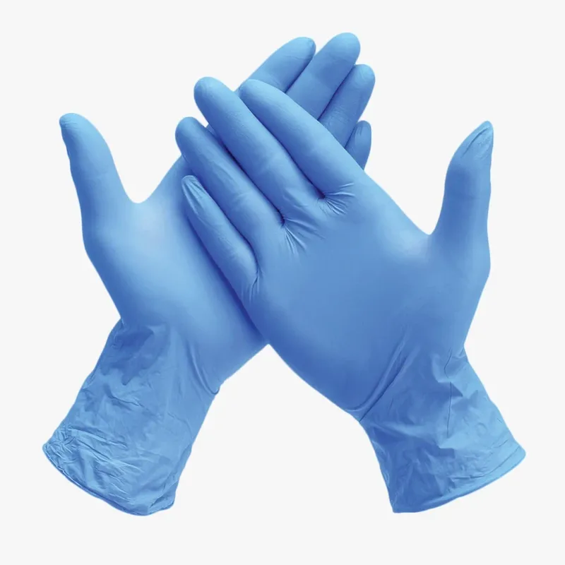 Blue Nitrile Powder-Free Gloves - Disposable, Non-Sterile ( 100 Pcs )