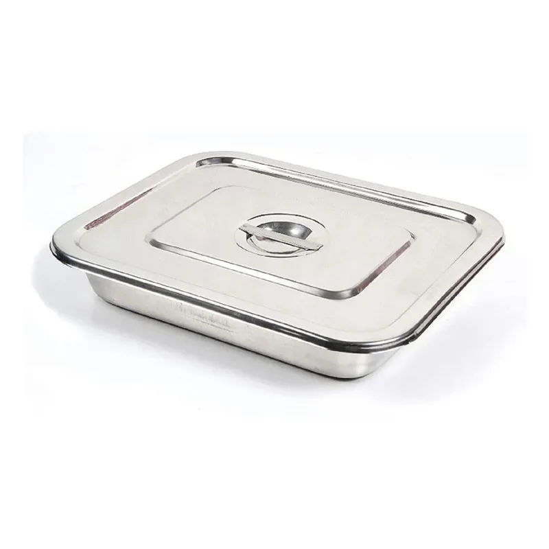 Instrument Tray With Lid (Reusable Hospital Tray)