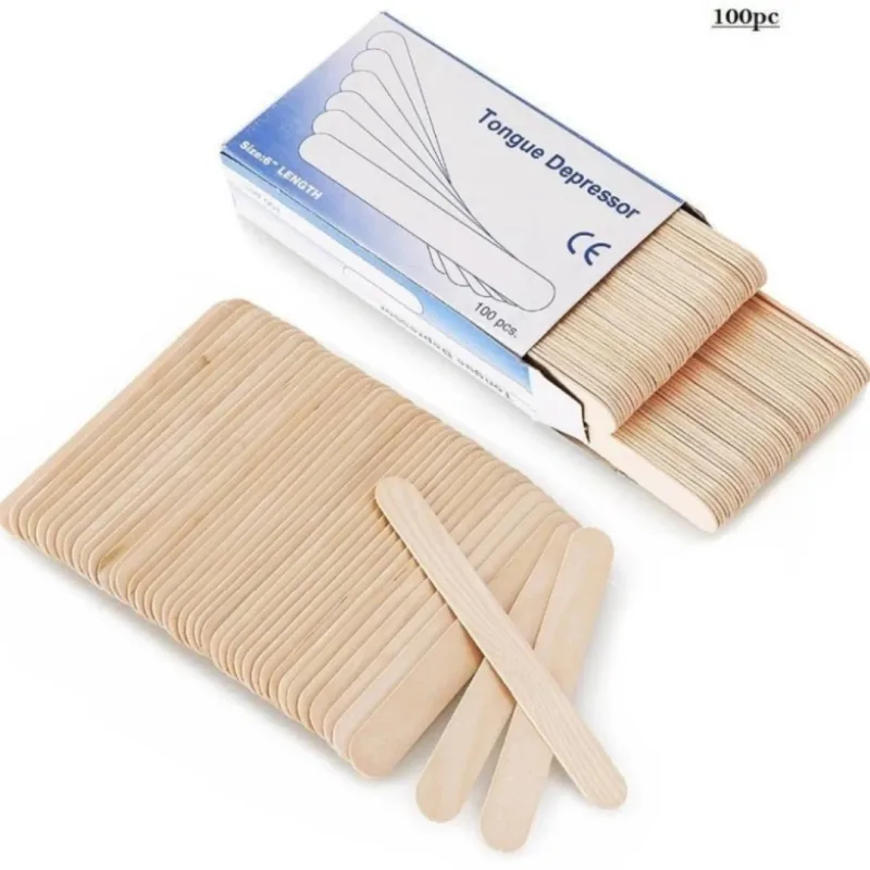 Tongue Depressors - Non Sterile -100 Pcs