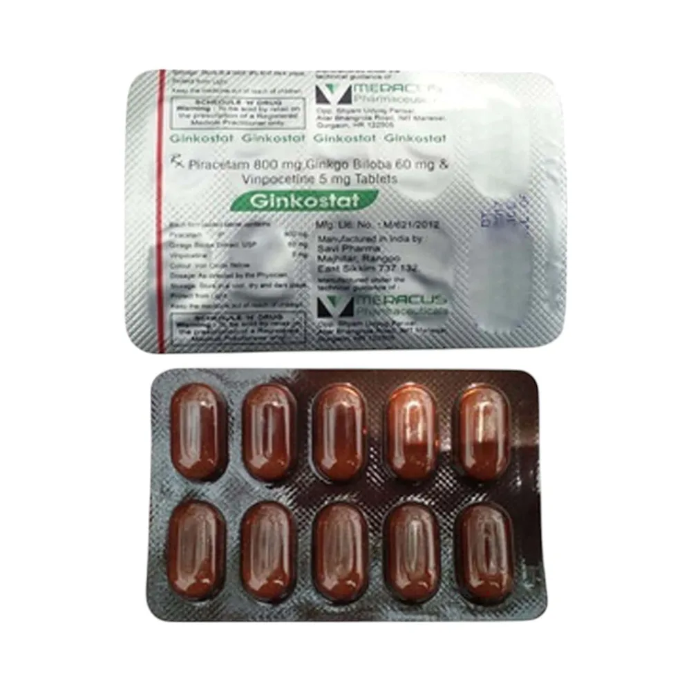 Ginkostat Strip Of 10 Tablets