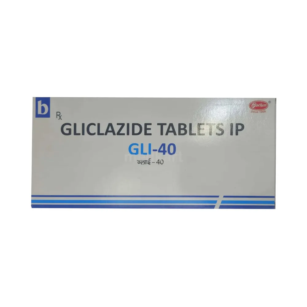 Gli 40mg Strip Of 10 Tablets