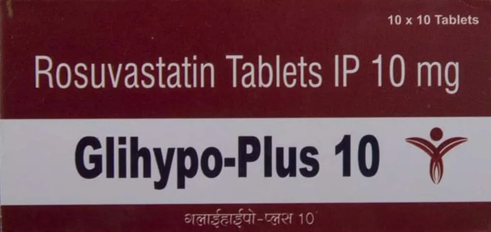 Glihypo Plus 10mg Strip Of 10 Tablets