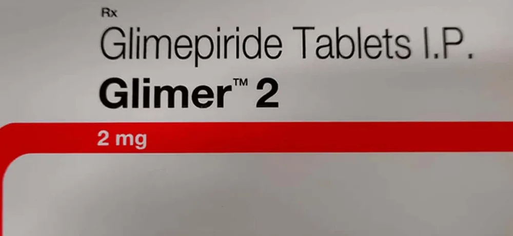 Glimer 2mg Strip Of 15 Tablets