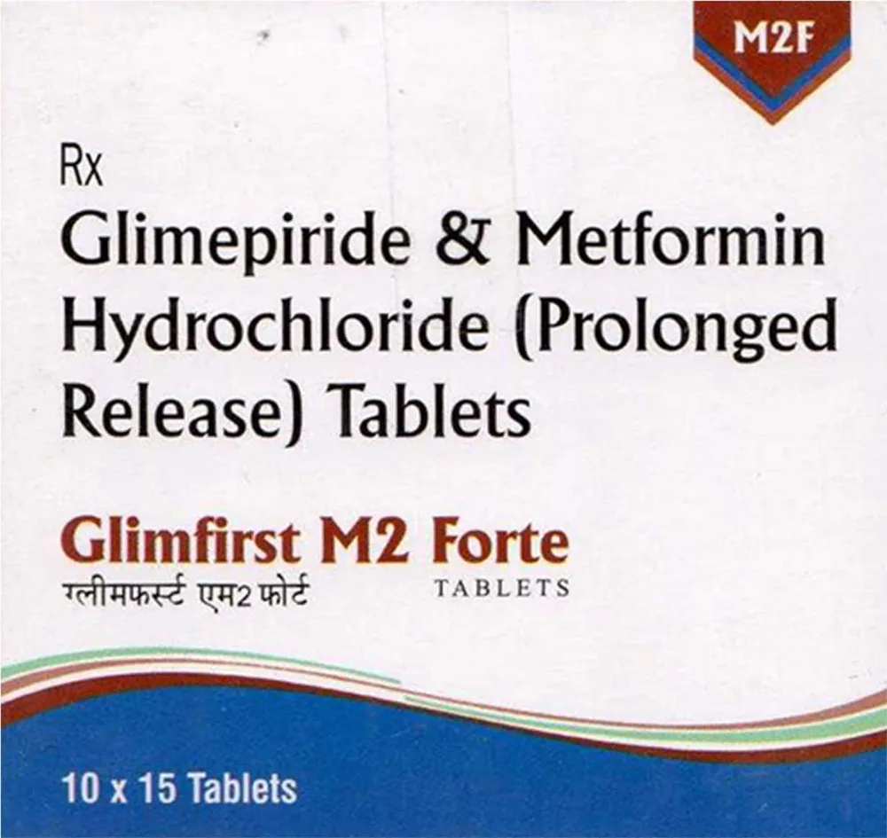 Glimfirst M 2mg Forte Strip Of 15 Tablets