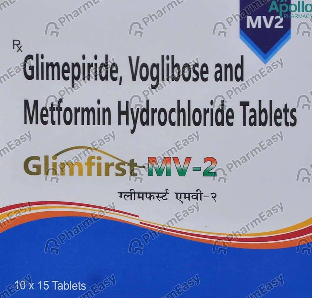 Glimfirst M 2mg Strip Of 15 Tablets
