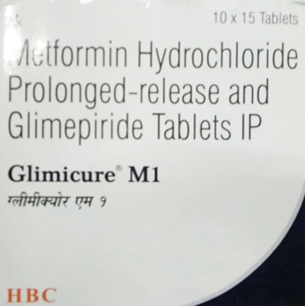 Glimicure M 1mg Strip Of 15 Tablets