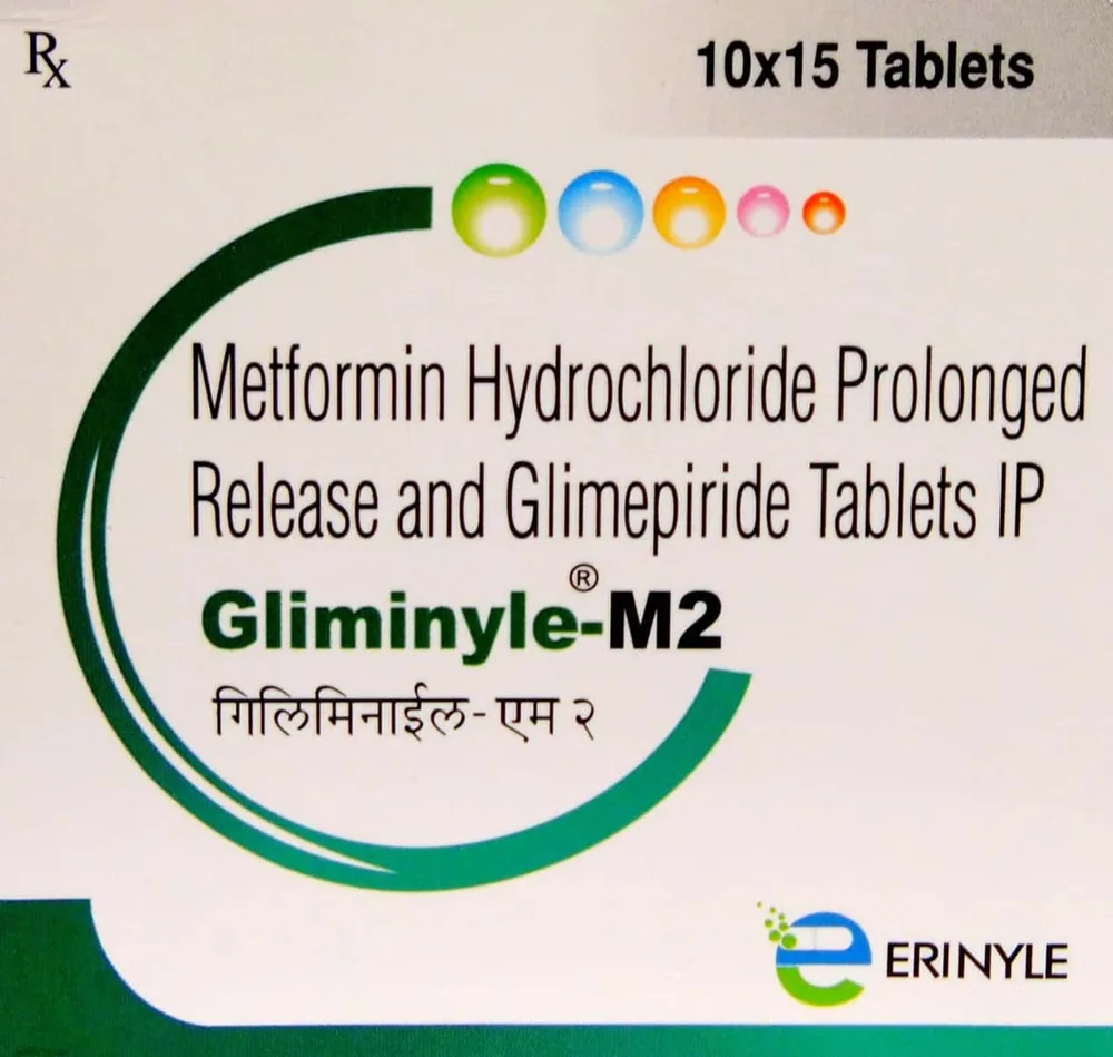 Gliminyle M2 Strip Of 15 Tablets