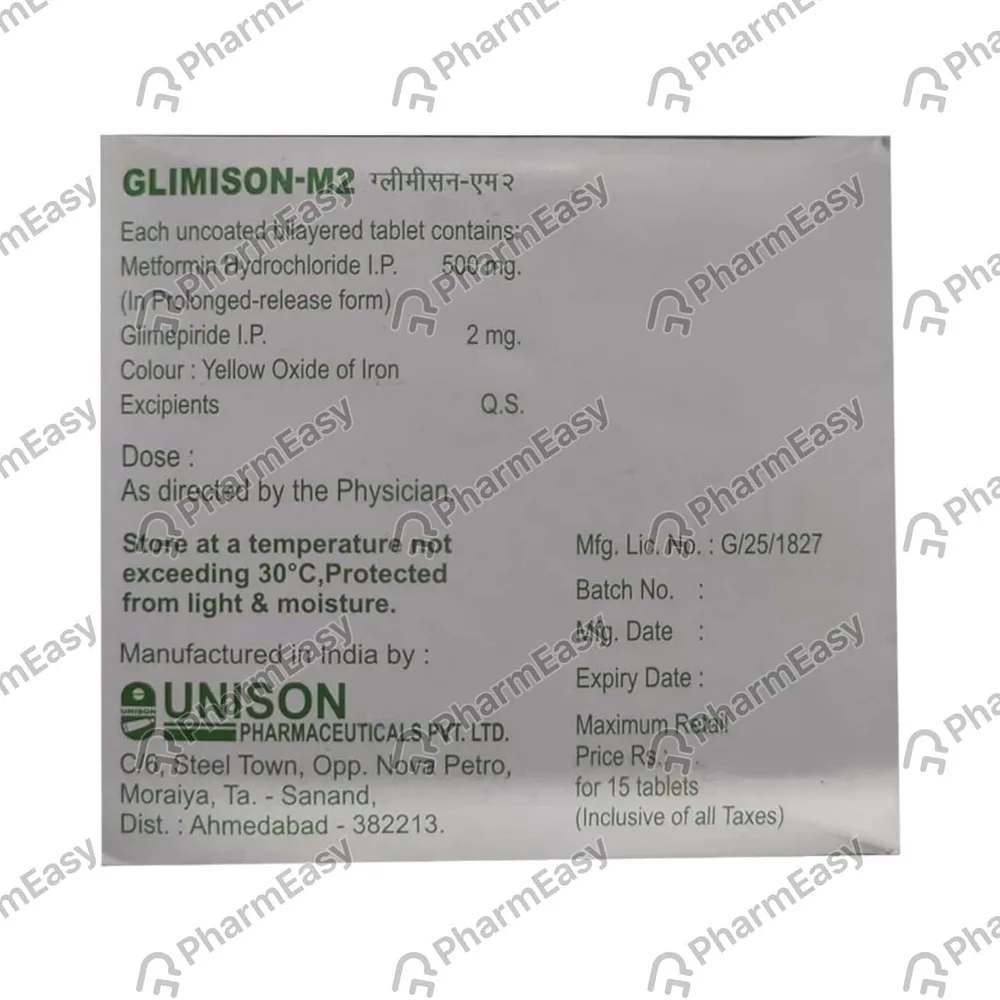 Glimison M 2/500 Mg Tablet 10