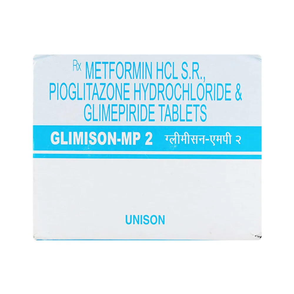 Glimison Mp 2mg Strip Of 15 Tablets