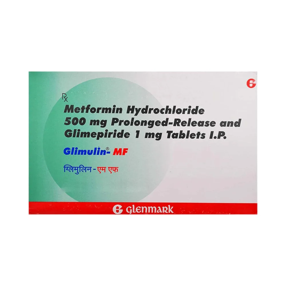 Glimulin Mf 0.5mg Strip Of 15 Tablets