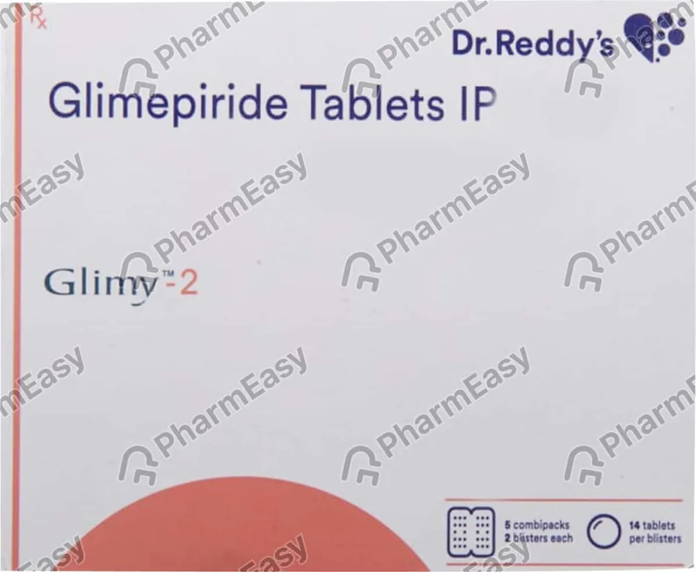 Glimy 2mg Strip Of 10 Tablets