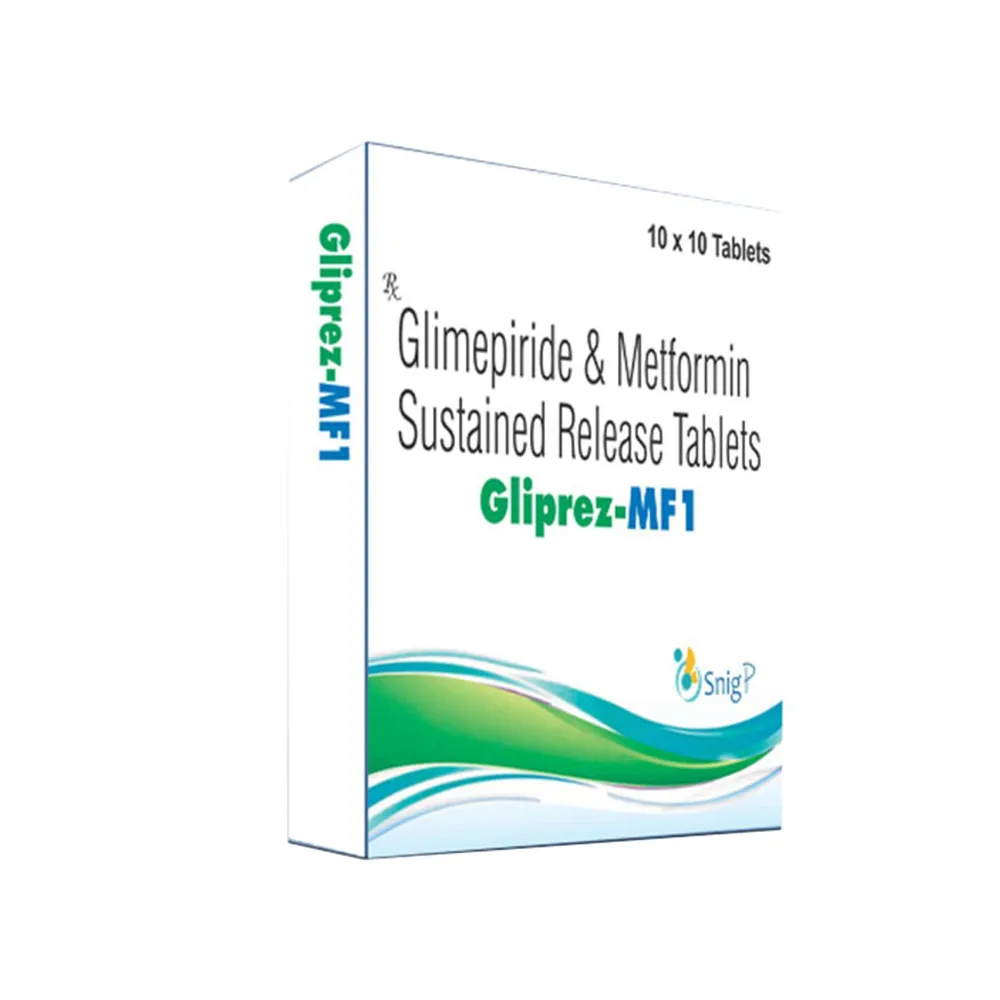 Gliprez Mf1 Strip Of 10 Tablets