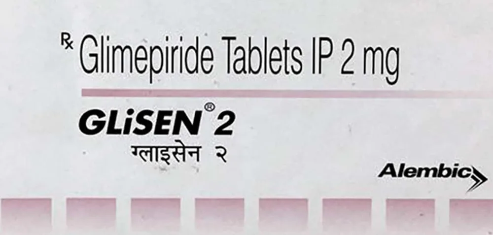 Glisen 2mg Strip Of 10 Tablets