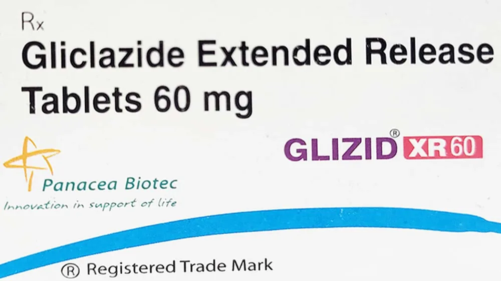 Glizid Xr 60mg Strip Of 10 Tablets