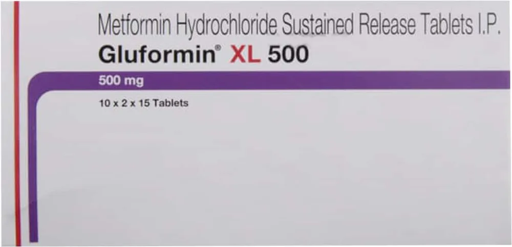 Gluformin Xl New 500mg Strip Of 15 Tablets