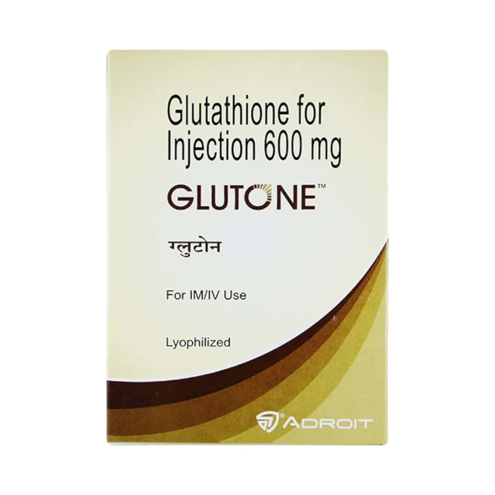 Glutone 600mg Dry Vial Of 1 Powder For Injection