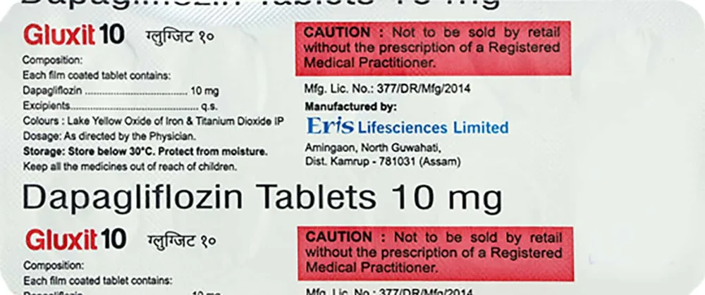 Gluxit 10mg Strip Of 10 Tablets