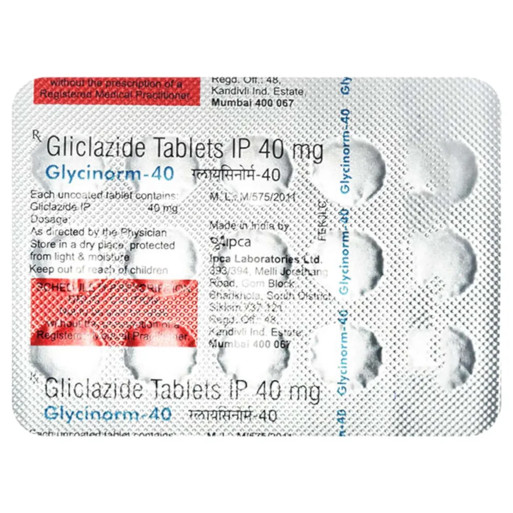 Glycinorm 40mg Strip Of 15 Tablets