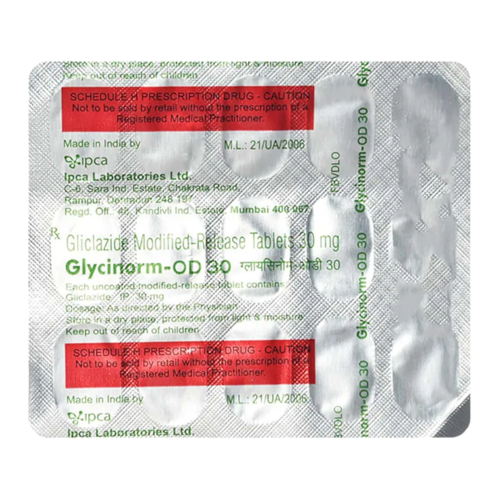 Glycinorm Od 30mg Strip Of 15 Tablets