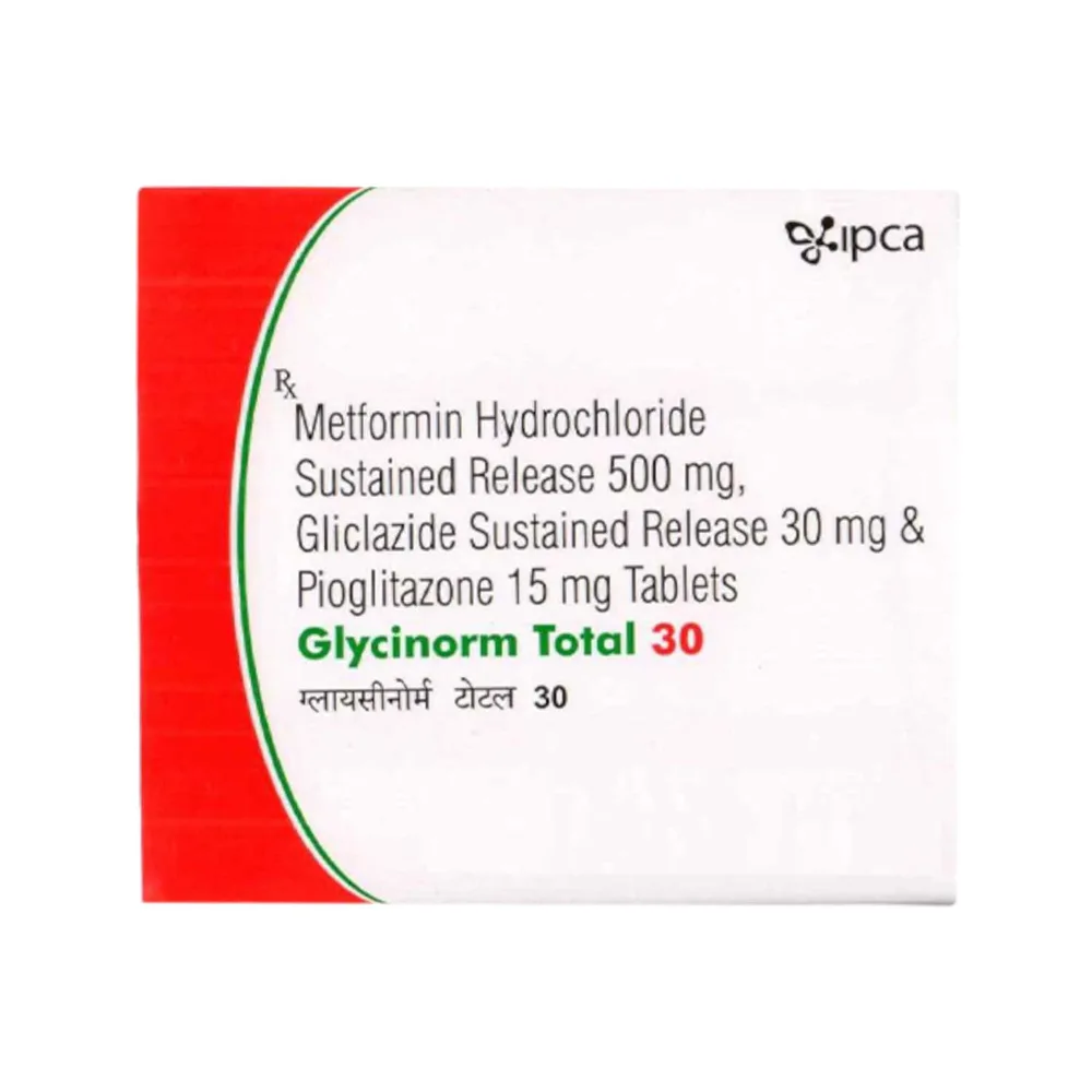 Glycinorm Total 30mg Strip Of 15 Tablets