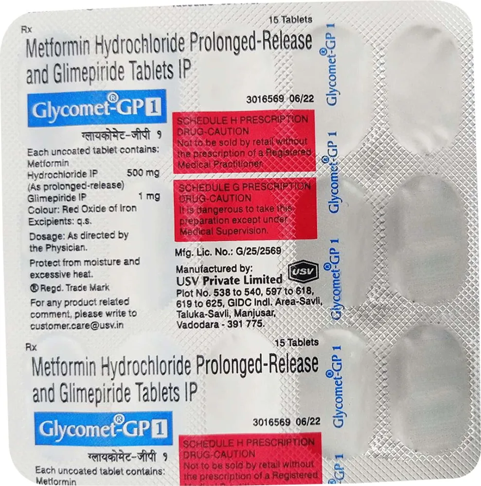 Glycomet-GP 1 Tablet