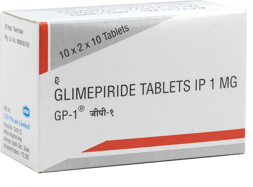 Gp 1mg Strip Of 10 Tablets