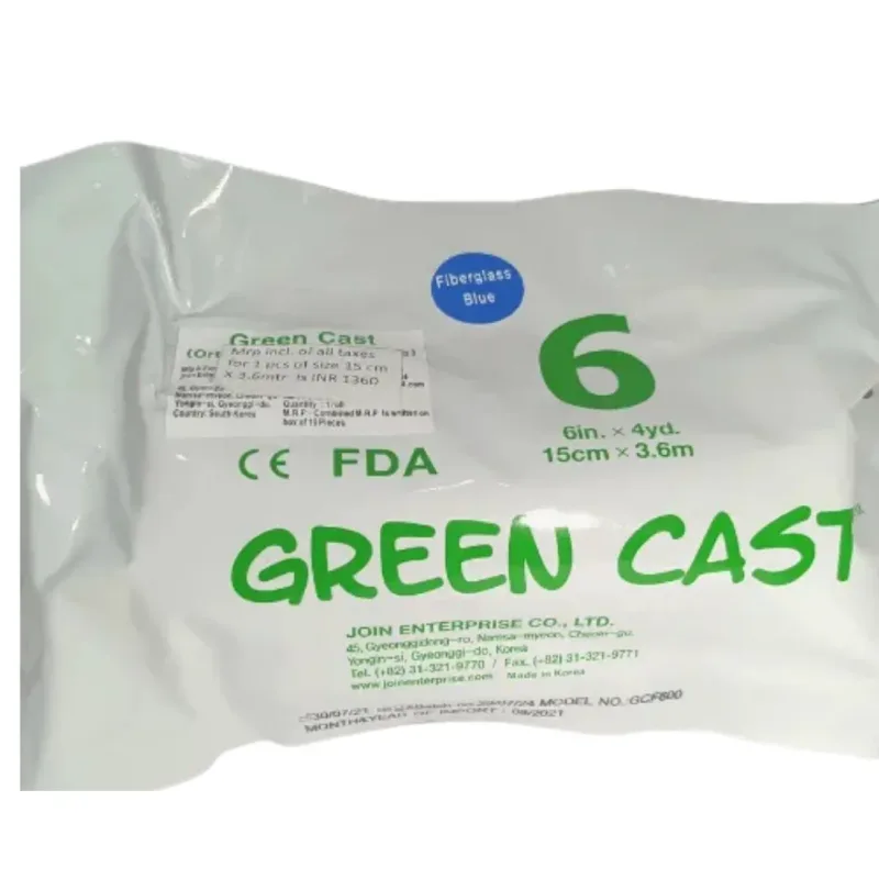 Green Cast Fibre Cast 6-inch