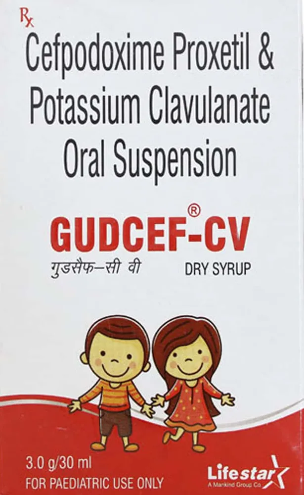 Gudcef Cv Bottle Of 30ml Dry Syrup