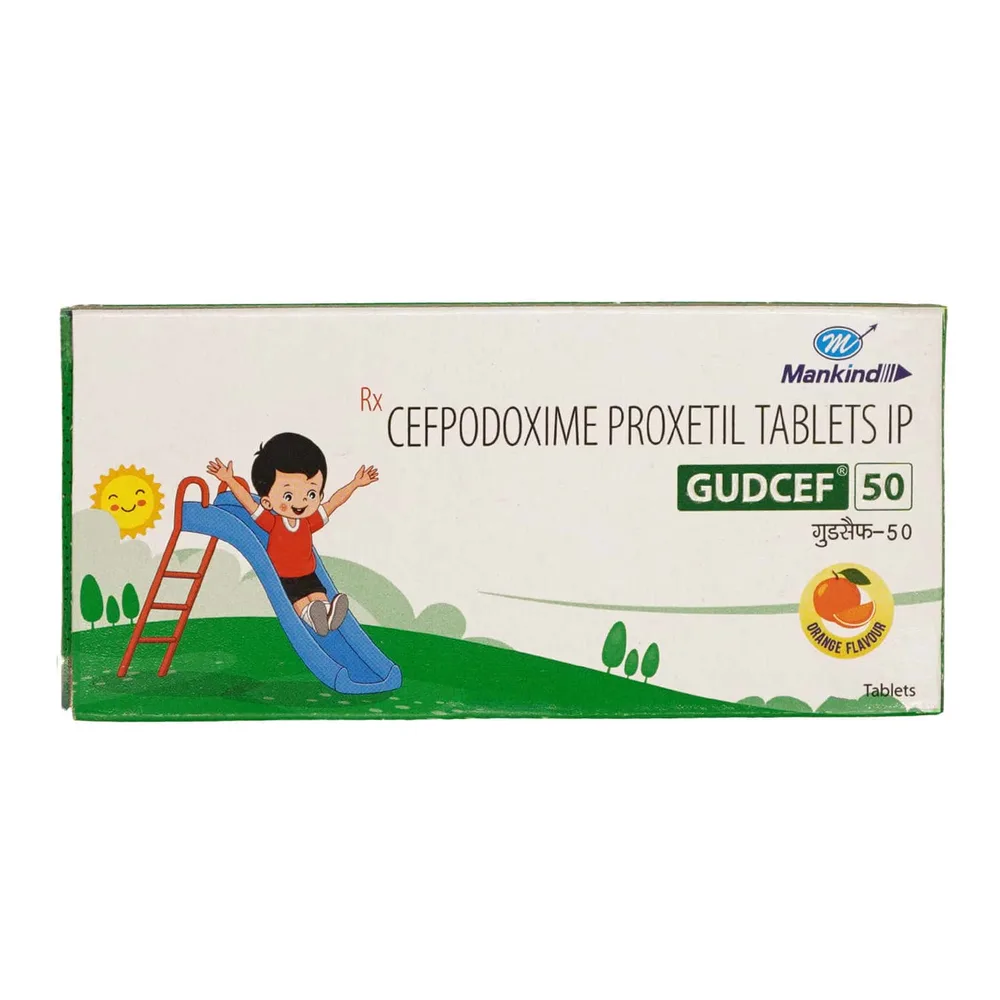 Gudcef 50mg Strip Of 10 Tablets