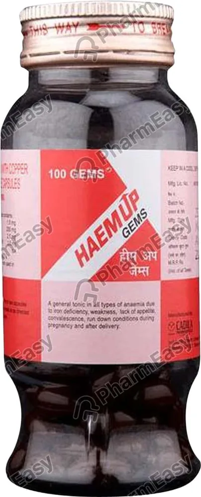 Haem Up Gems Bottle Of 100 Capsules