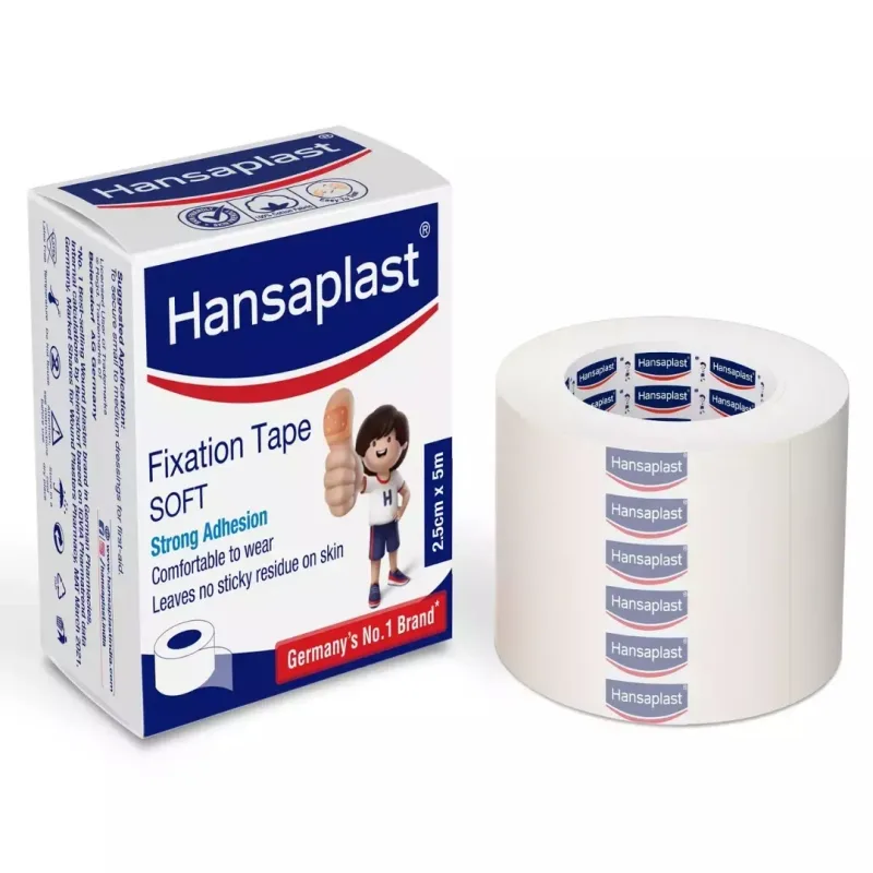 Hansaplast Fixation Tape - 2.5cm*9.1 Mtr Soft (Individual Packing)