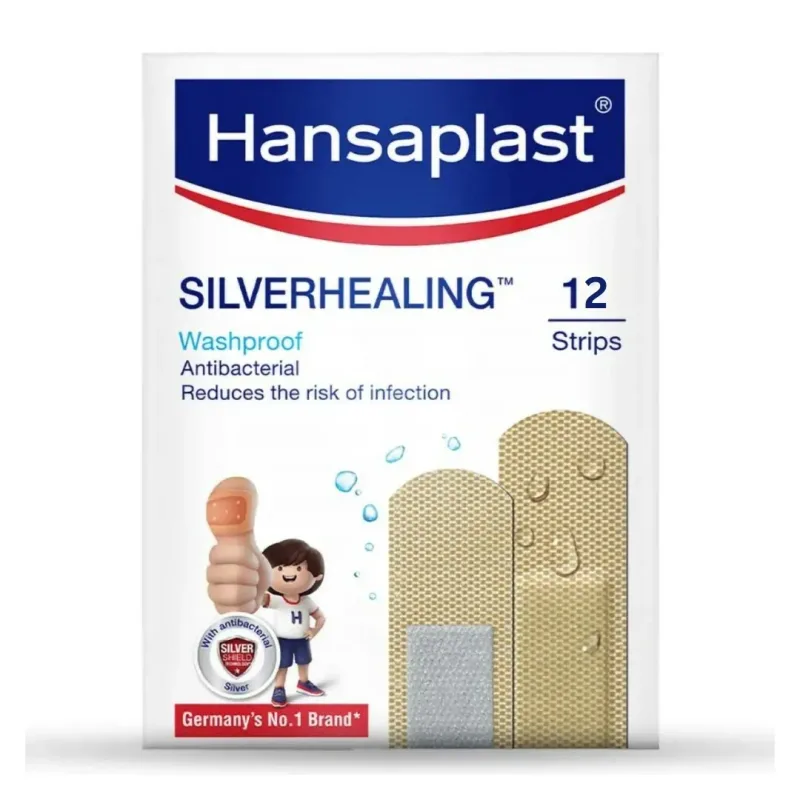 Hansaplast Silverhealing Washproof Bandage -12 Sheets Packs