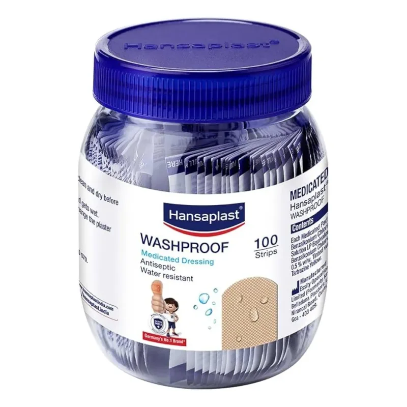 Hansaplast Washproof Bandaid 100 Strips