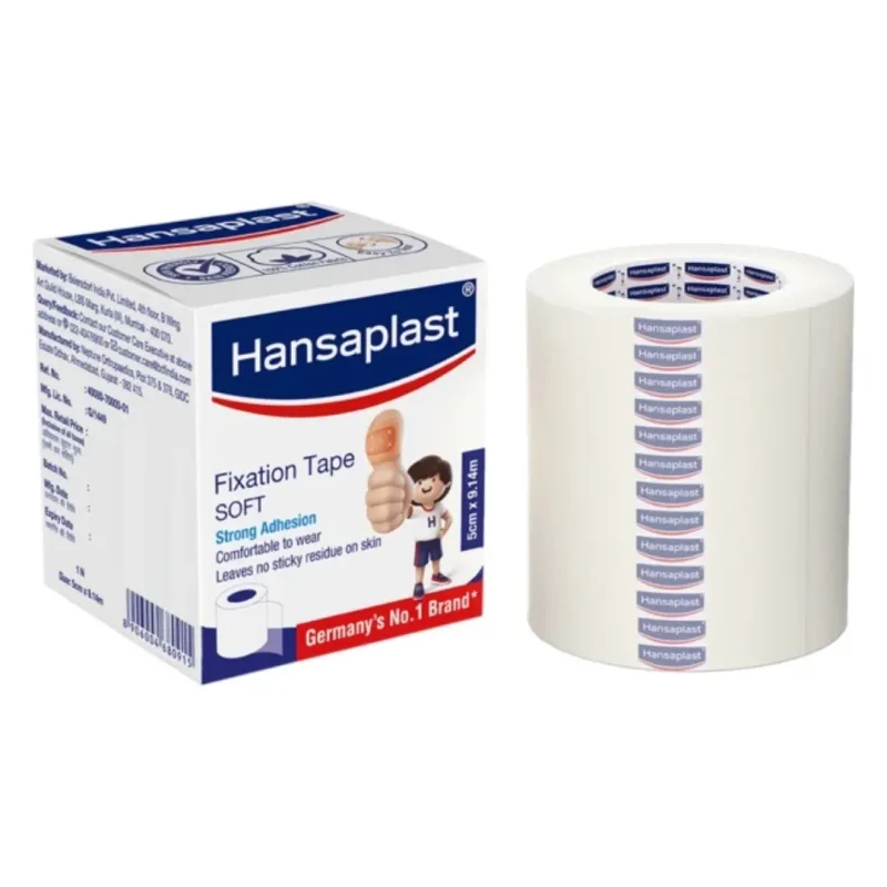 Hansaplast Fixation Tape - 5 Cm*9.14 Mtr Soft (Individual Packing)