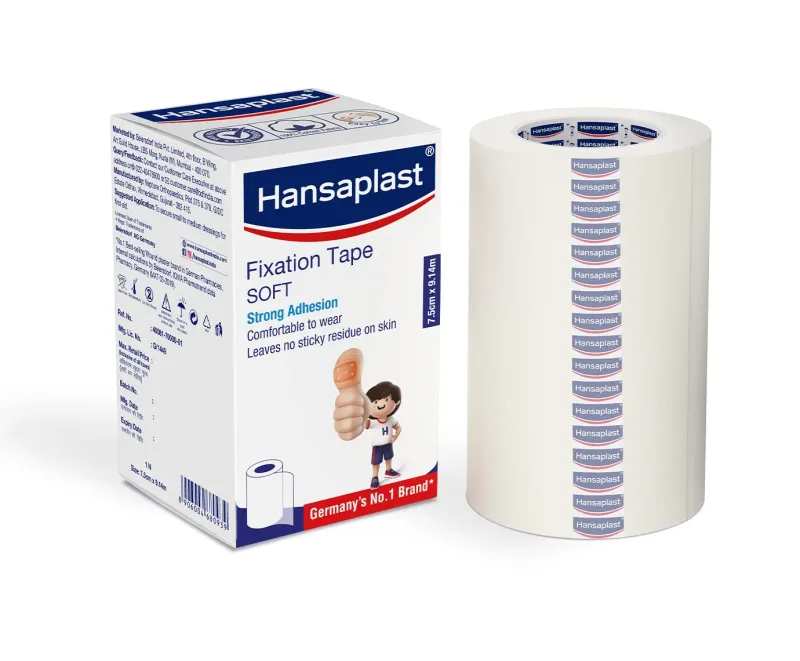 Hansaplast Fixation Tape - 7.5cm*9.14 Mtr Soft (Individual Packing)