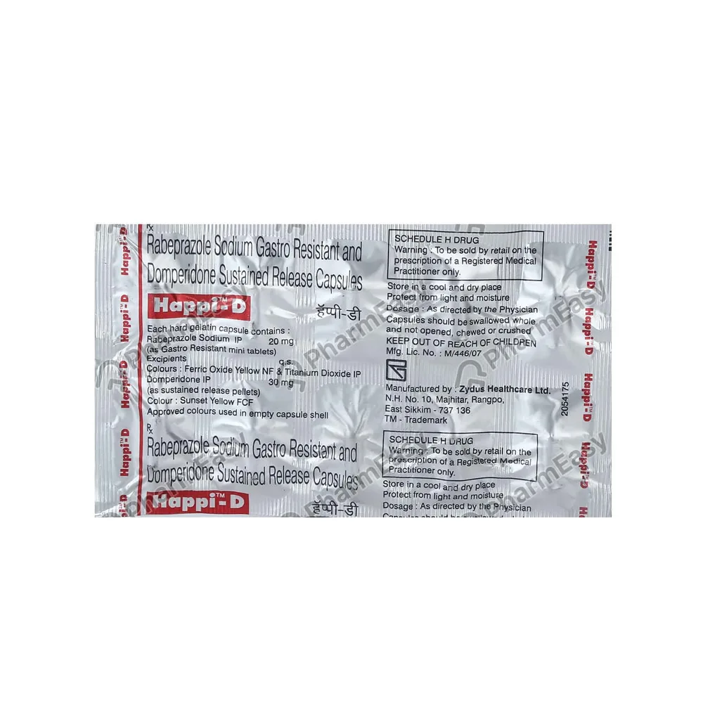 Happi D Strip Of 10 Capsules