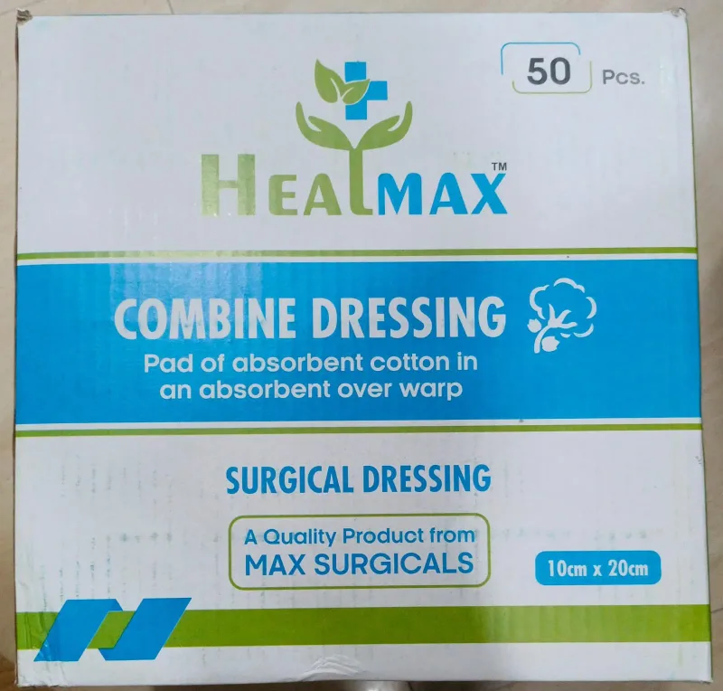 Healmax Surgical Combine Dressing pad 10cm x 20cm