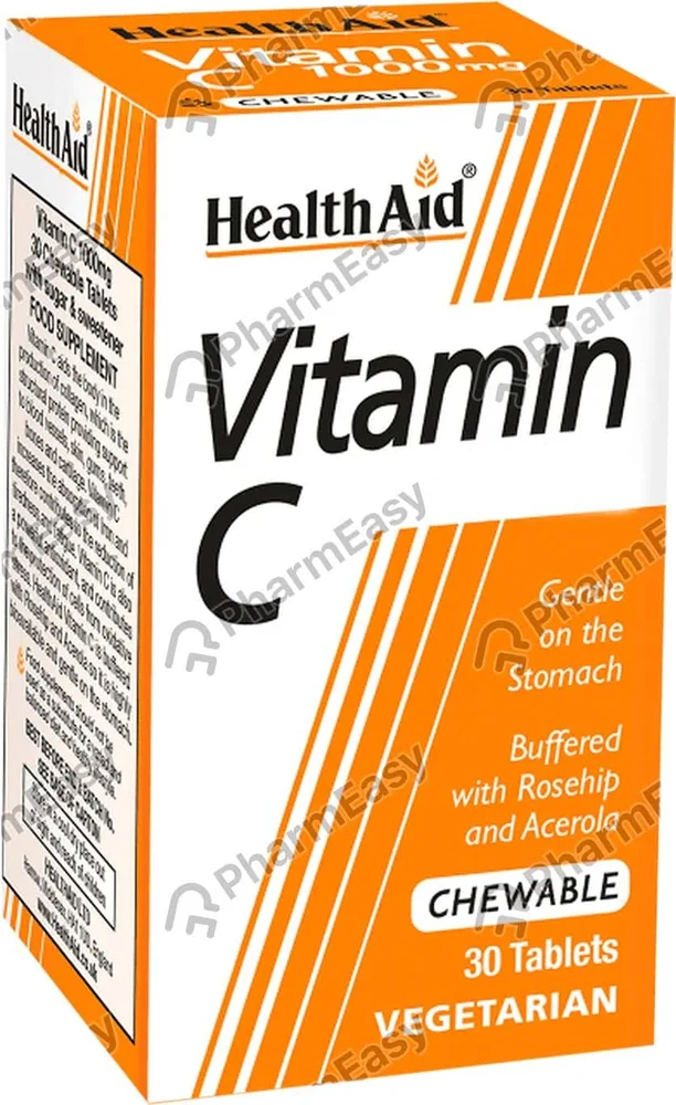 Health Aid Vitamin C 1000mg Chewable Tablets
