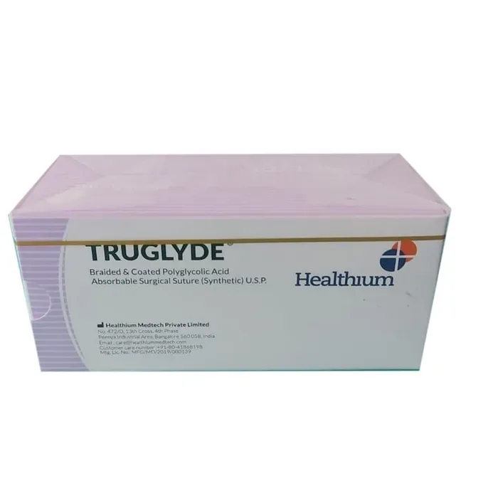 Healthium - Sutures India - SN2944 - Truglyde  4-0 SN 2944 - 12 Foils Box