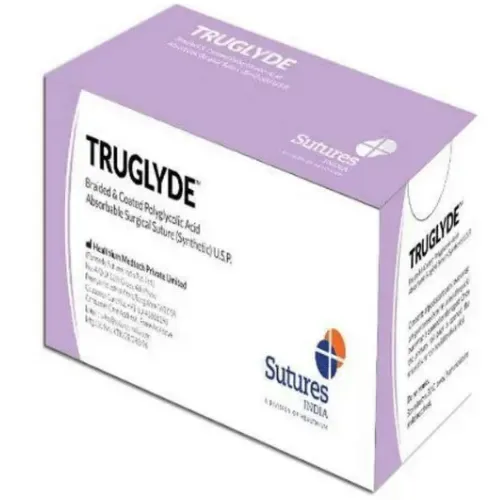 Healthium - Sutures India - S2614MDT - Truglyde Without Needle  S 2614MDT - 12 Foils Box