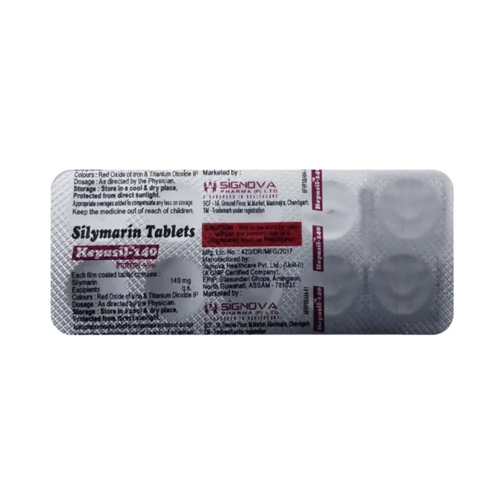 Hepasil 140mg Strip Of 10 Tablets