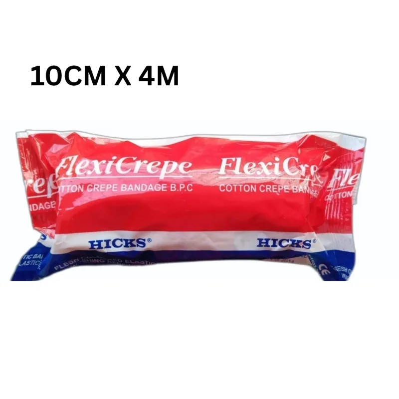 Flexicrepe Hicks Cotton Crepe Bandage 10CM X 4MTR