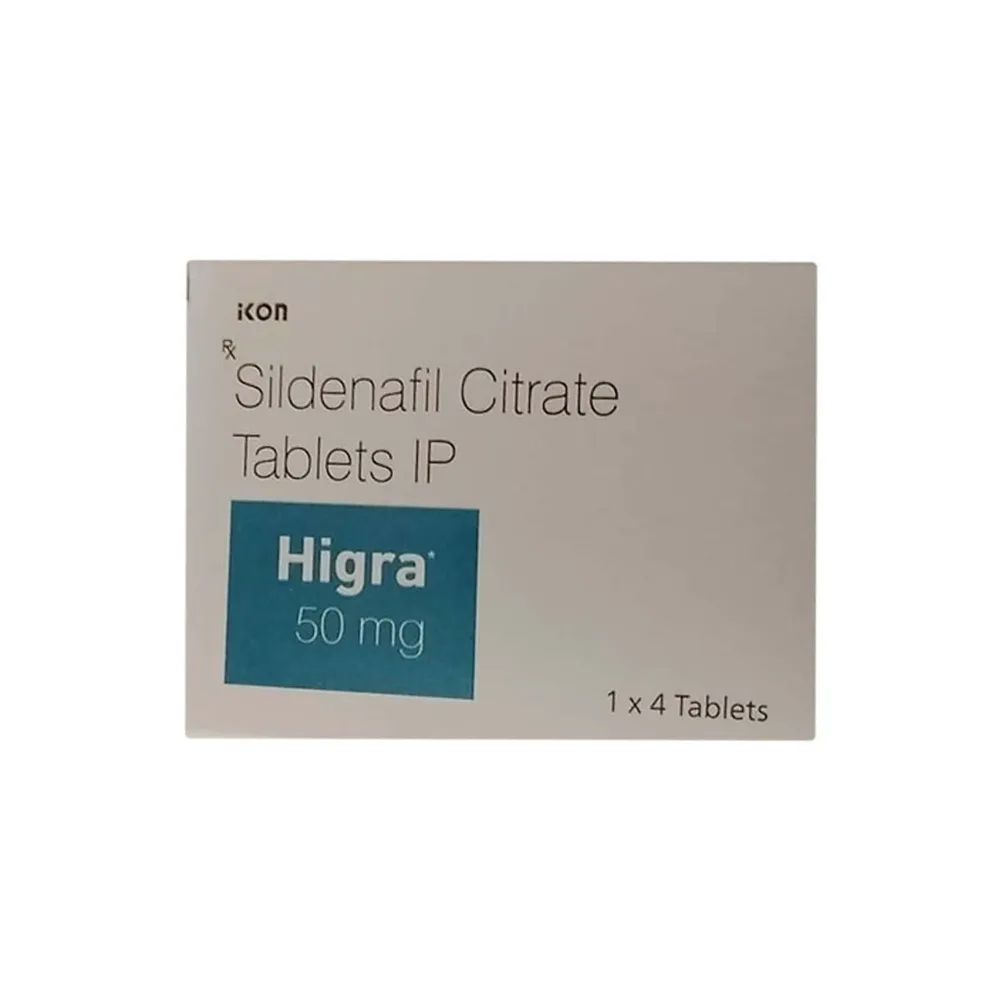Higra 50mg Strip Of 4 Tablets